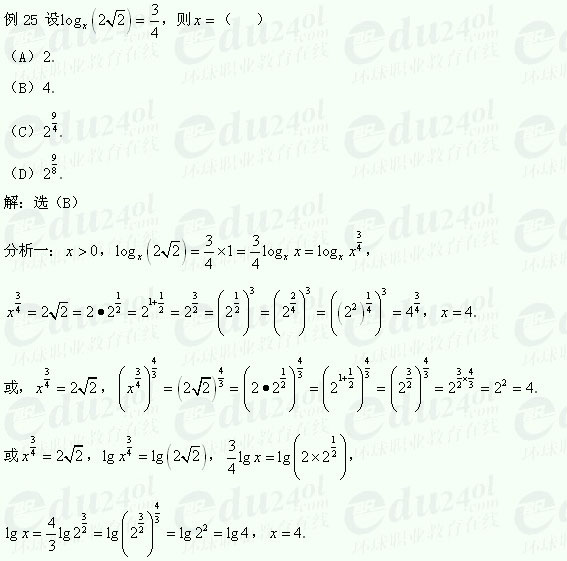 【四川成人高考】高起点复习资料数学（理）-4(图1)