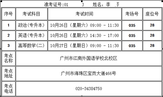 2013年成人高考四川省成都市成考考场可以查询(图2)